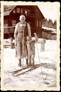 Skiurlaub 1950